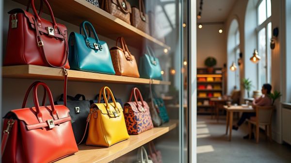 Vielfältige Handtaschen für jeden Anlass im Handtaschengeschäft